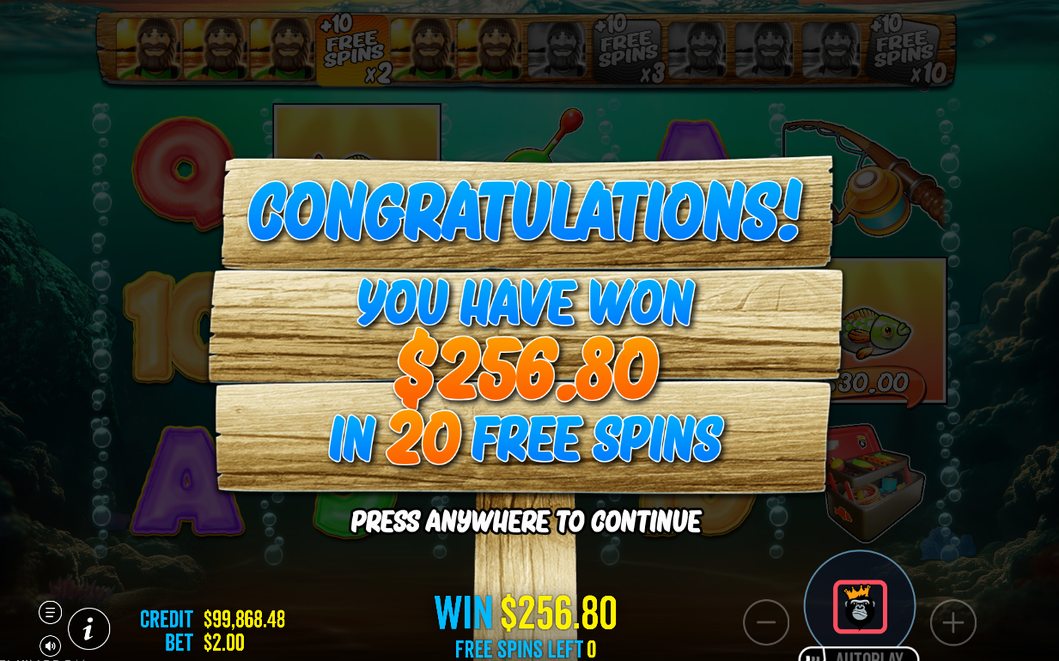 A settled payline and the win amount it pays